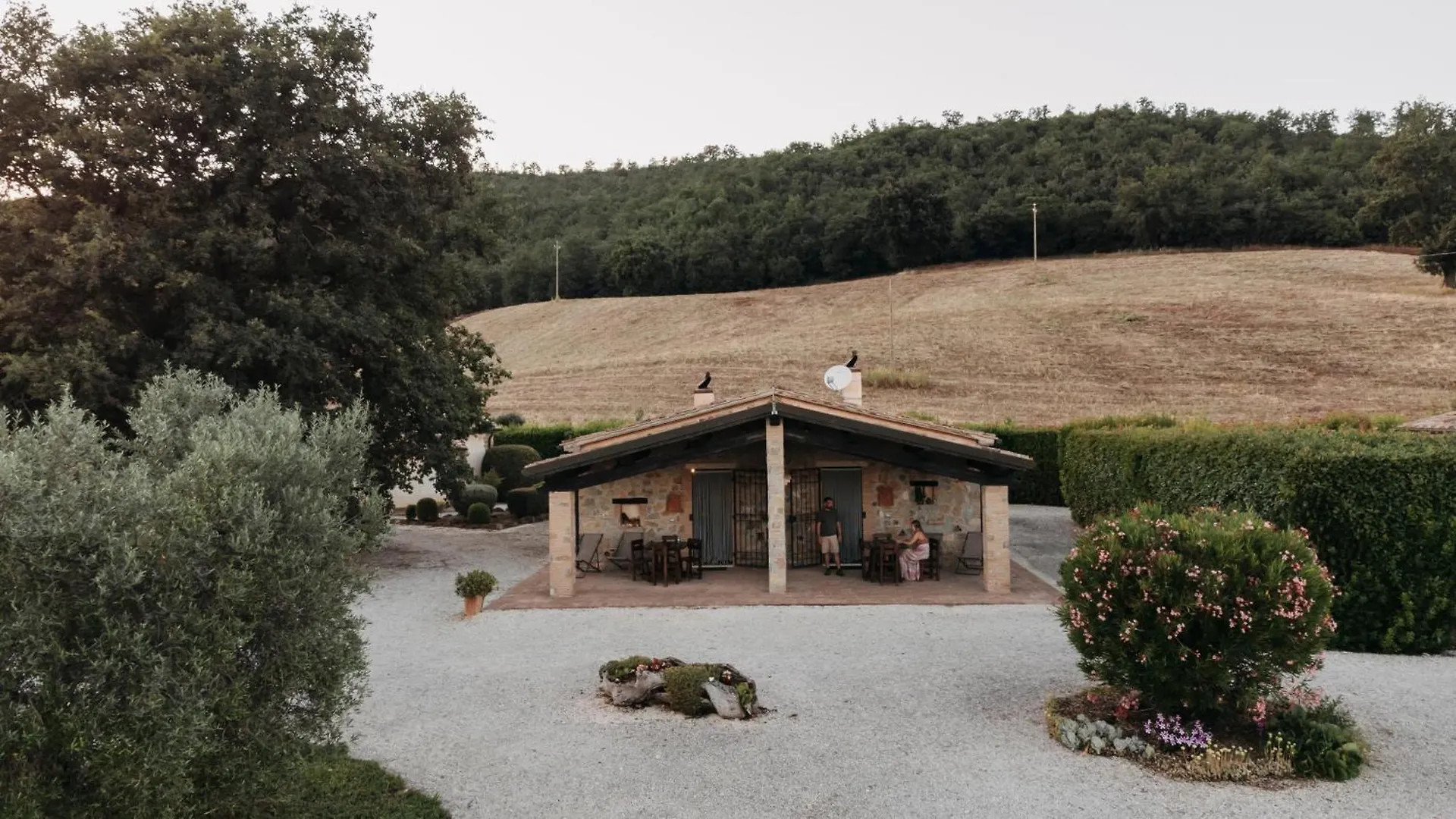 Poggio Al Vento Villa Manciano Lantgård